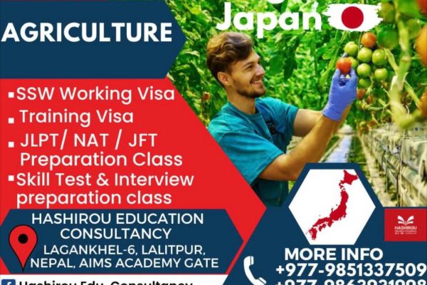 Agriculture Working Visa in Japan